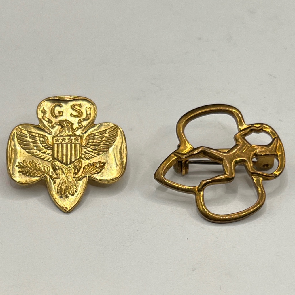 Vintage Girl Scouts And Brownies Brooches 14$